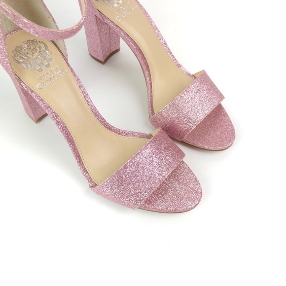 Vince Camuto Corlina Ankle Strap Heel Sandal Pink - Picture 3 of 5